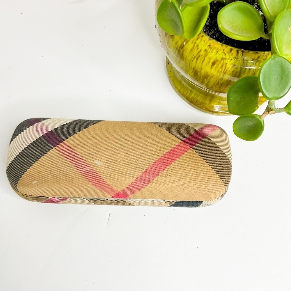 Burberry London Eyeglass Case Nova Check Tartan Glasses Case - Picture 3 of 3
